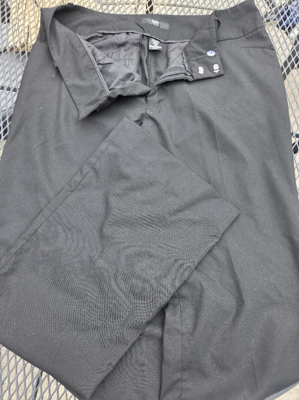 Mossimo Bootcut Black Pants, Size:14
